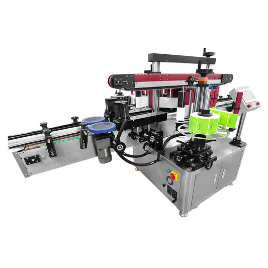 플랫 병 양면 자동 라벨링 기계, 플랫 병 라벨러